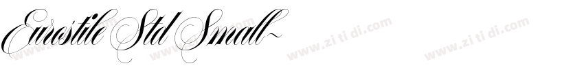 Eurostile Std Small字体转换